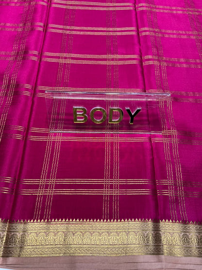 Pure Mysore Silk Saree.