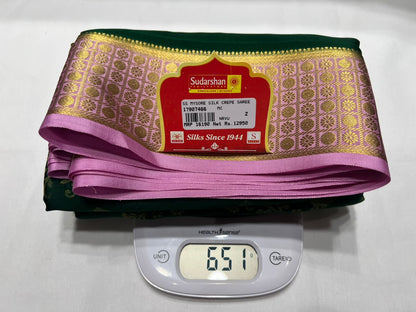 Pure Mysore Silk Saree.