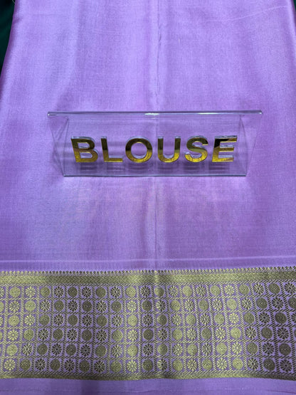 Pure Mysore Silk Saree.