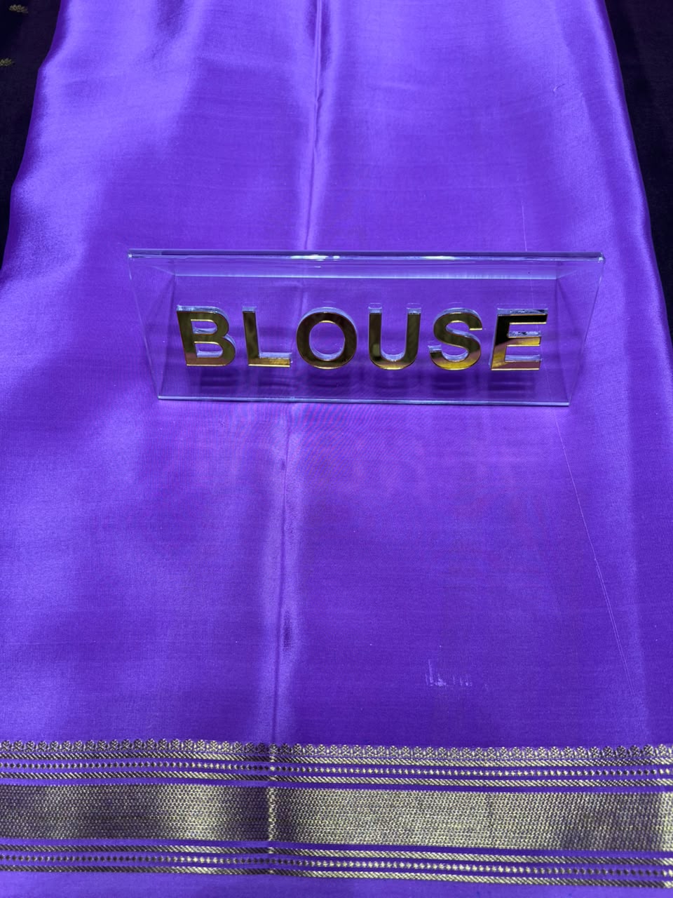 Pure Mysore Silk Saree.