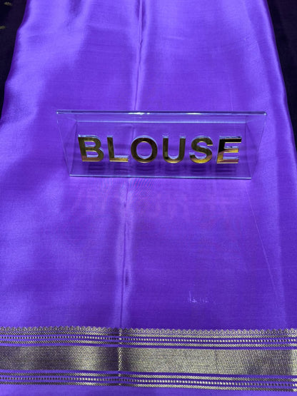 Pure Mysore Silk Saree.