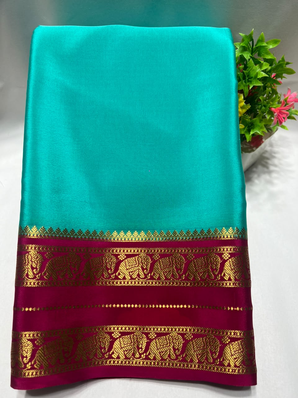 Pure Mysore Silk Saree.