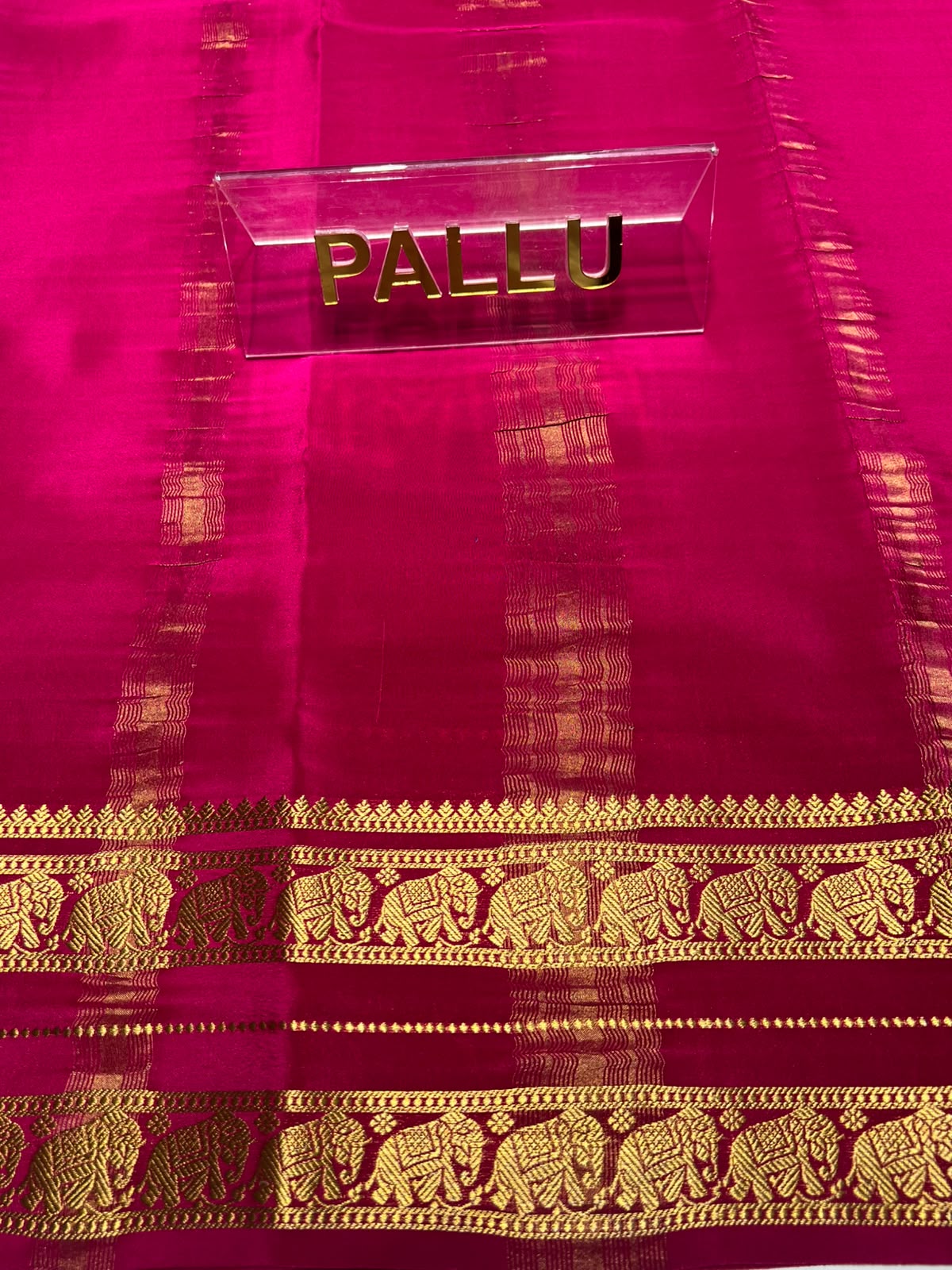 Pure Mysore Silk Saree.