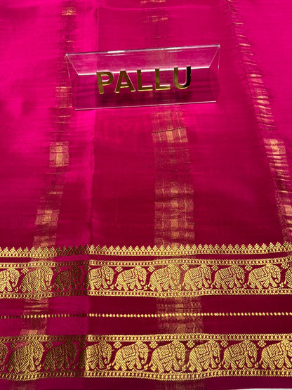 Pure Mysore Silk Saree.