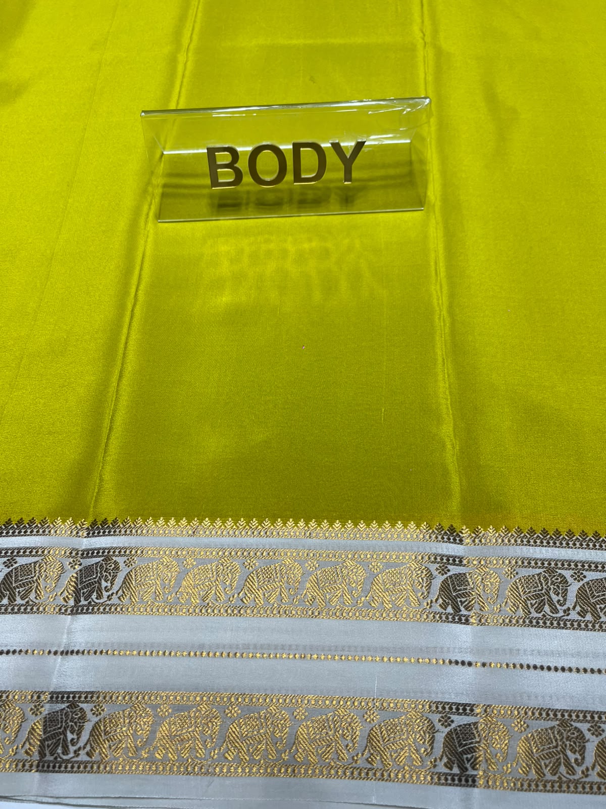 Pure Mysore Silk Saree.