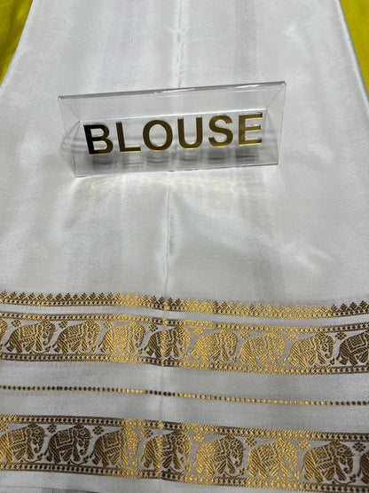 Pure Mysore Silk Saree.