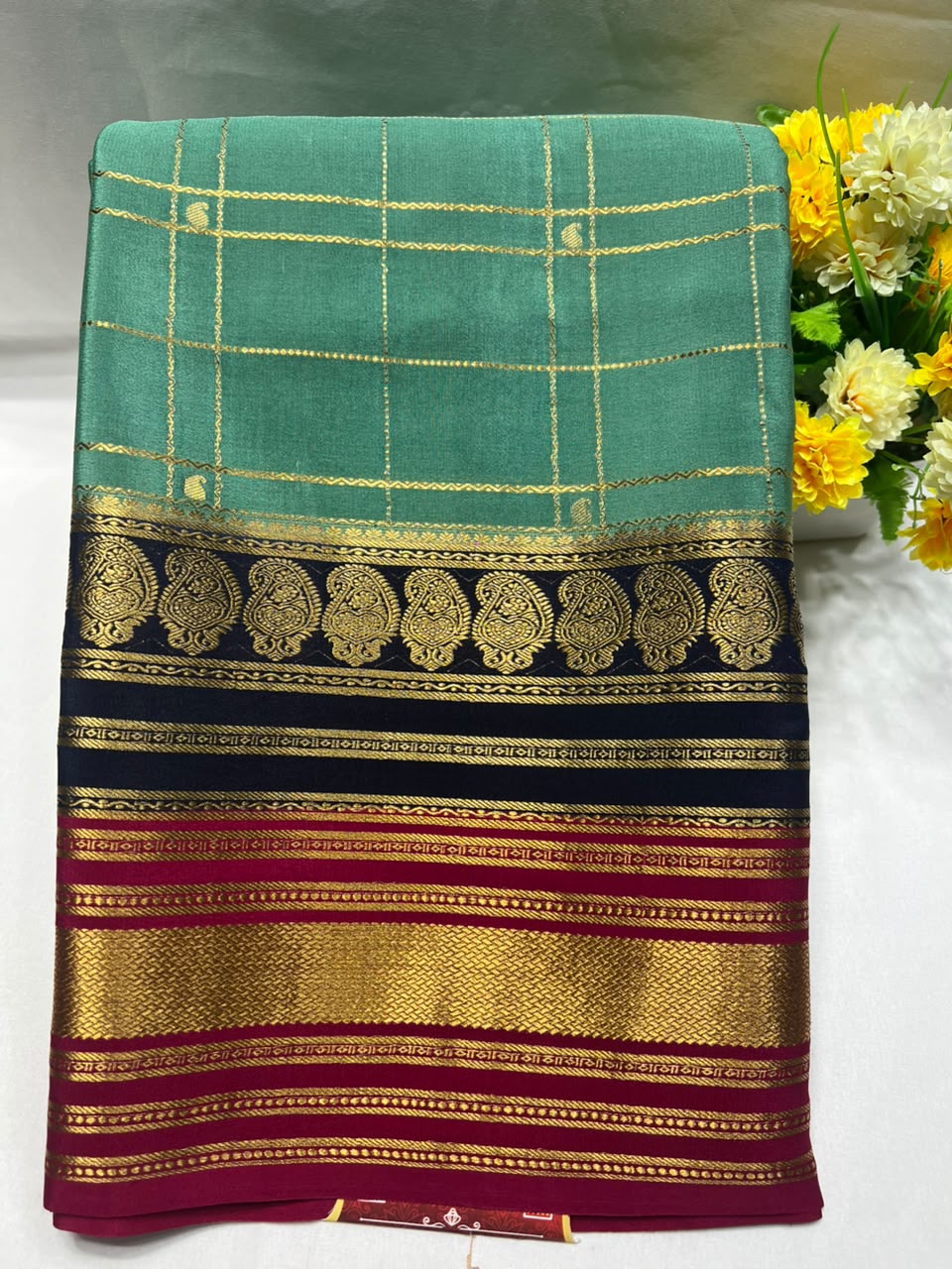 Pure Mysore Silk Saree.