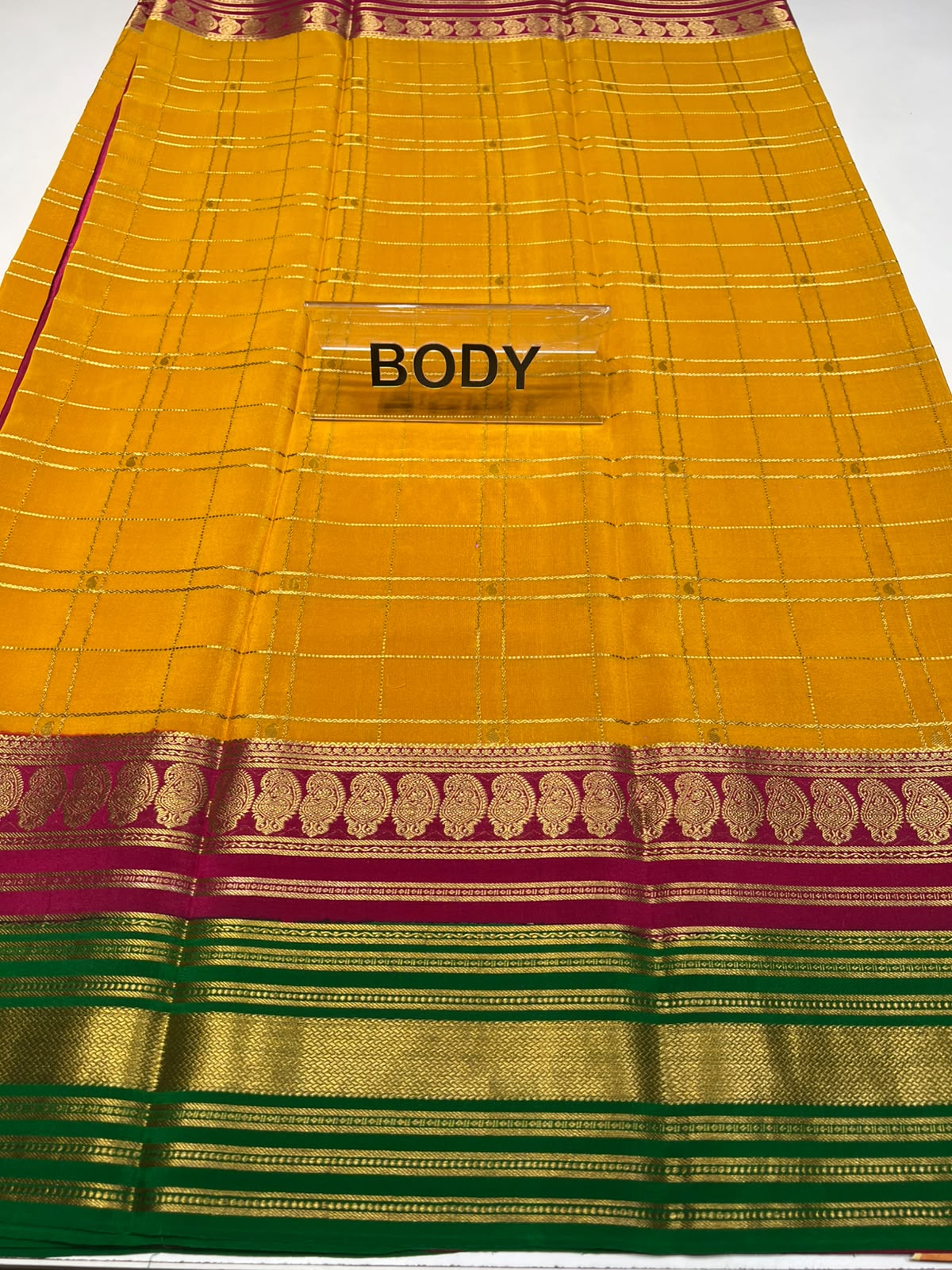 Pure Mysore Silk Saree.