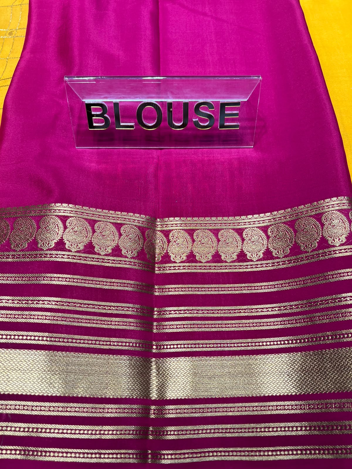 Pure Mysore Silk Saree.