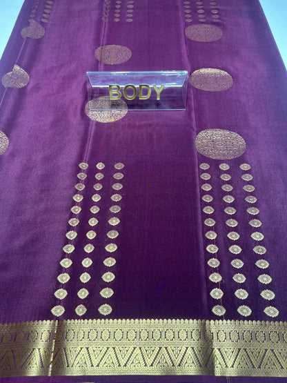 Pure Mysore Silk Saree.