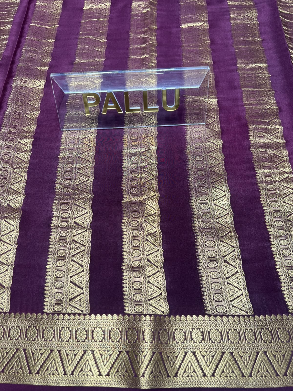 Pure Mysore Silk Saree.