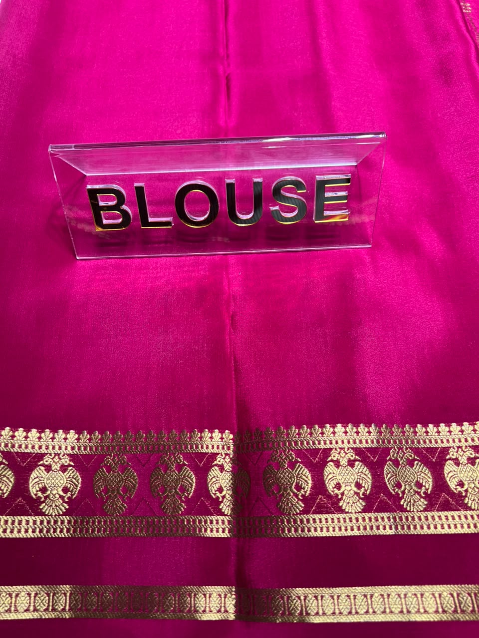 Pure Mysore Silk Saree.