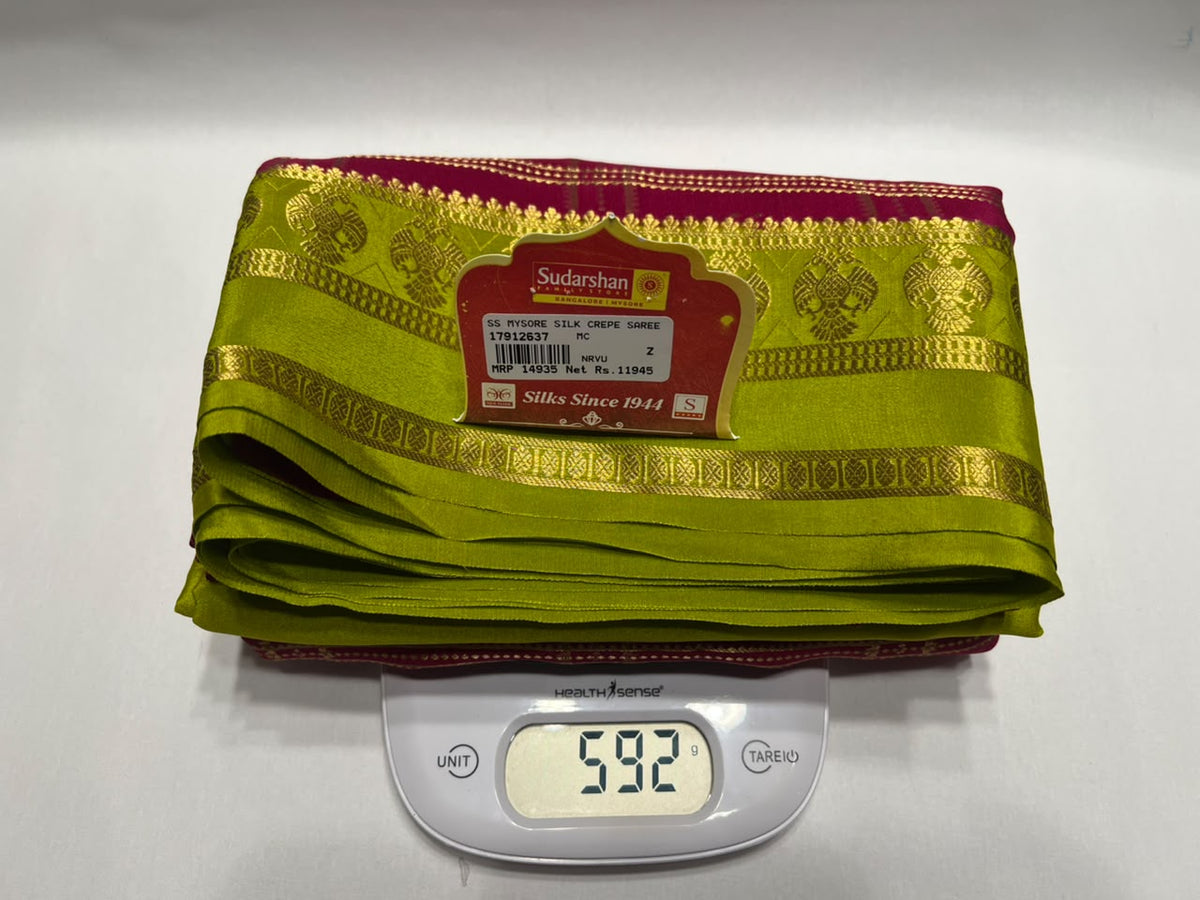 Pure Mysore Silk Saree.