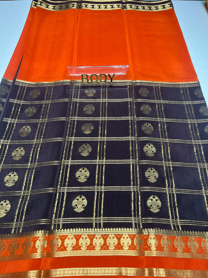 Pure Mysore Silk Saree.