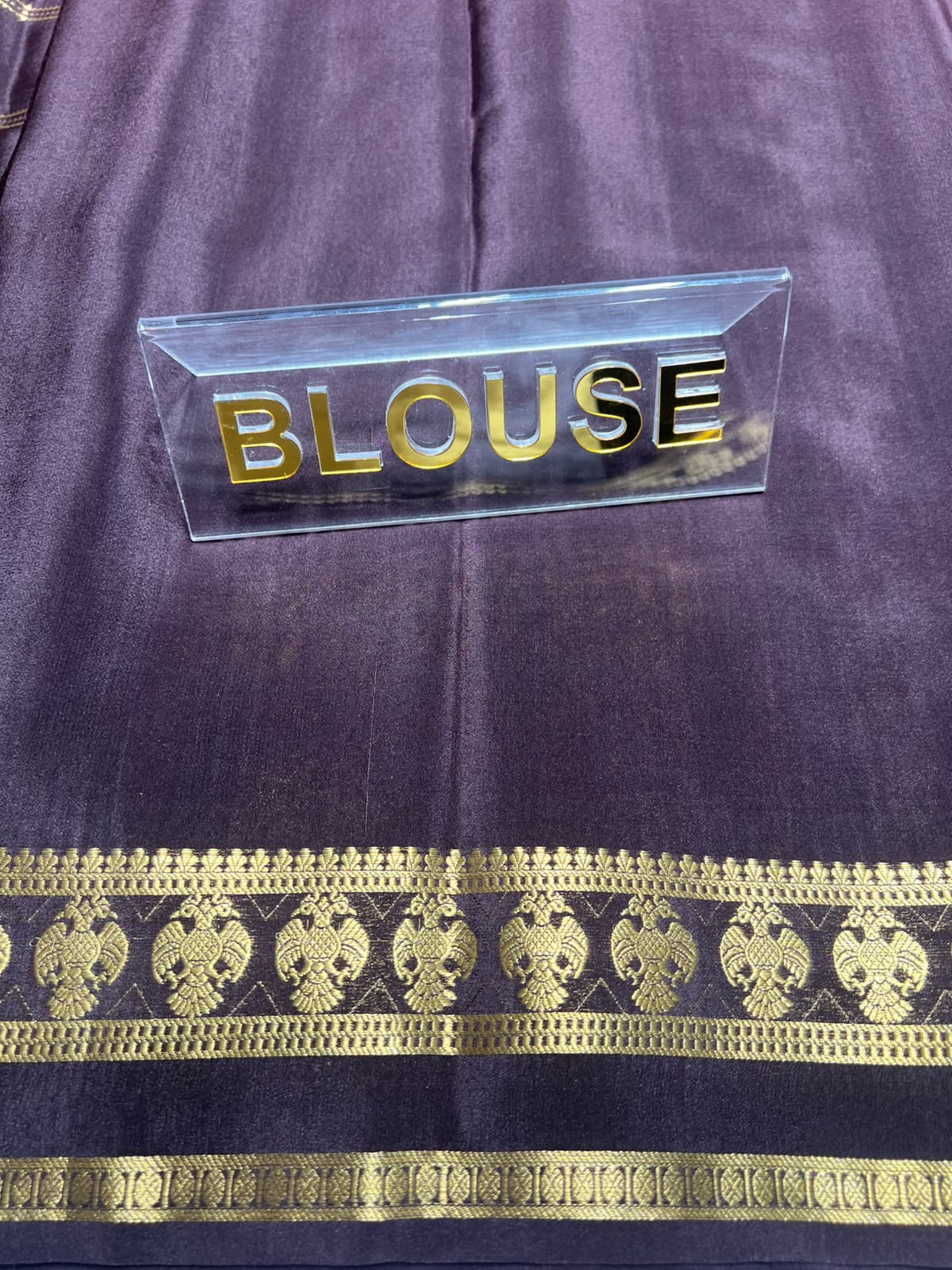 Pure Mysore Silk Saree.