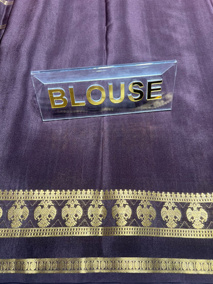 Pure Mysore Silk Saree.