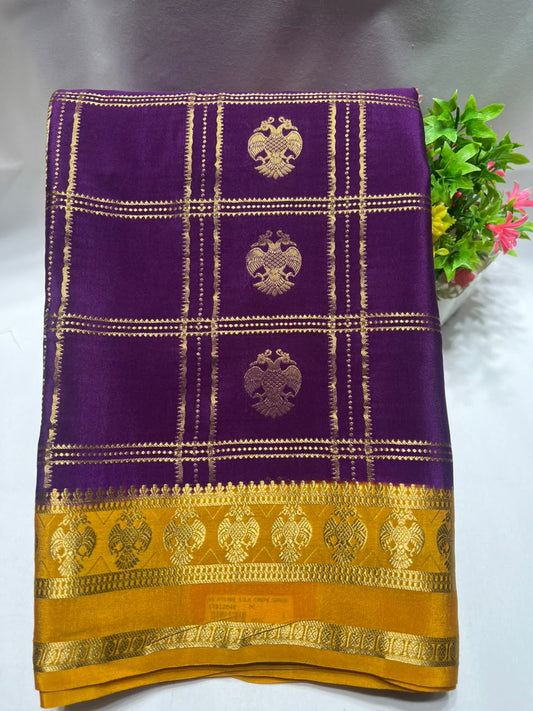 Pure Mysore Silk Saree.