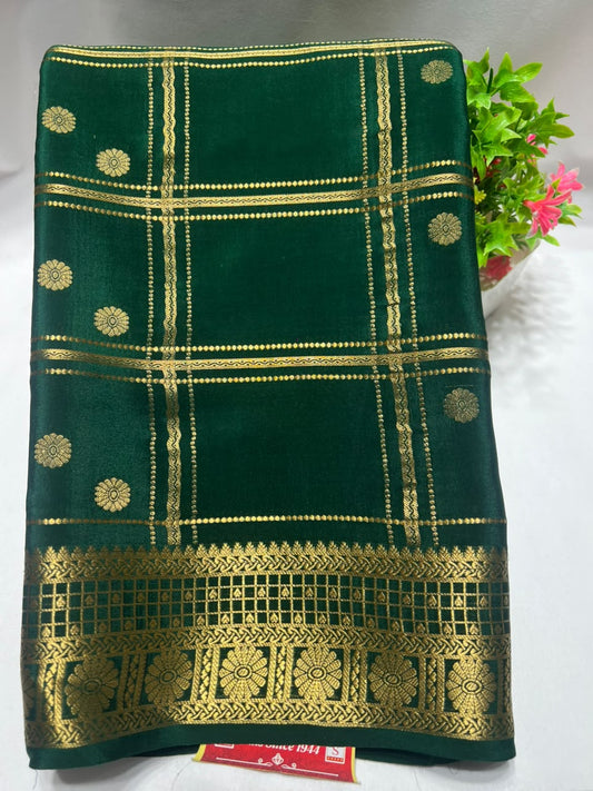 Pure Mysore Silk Saree.