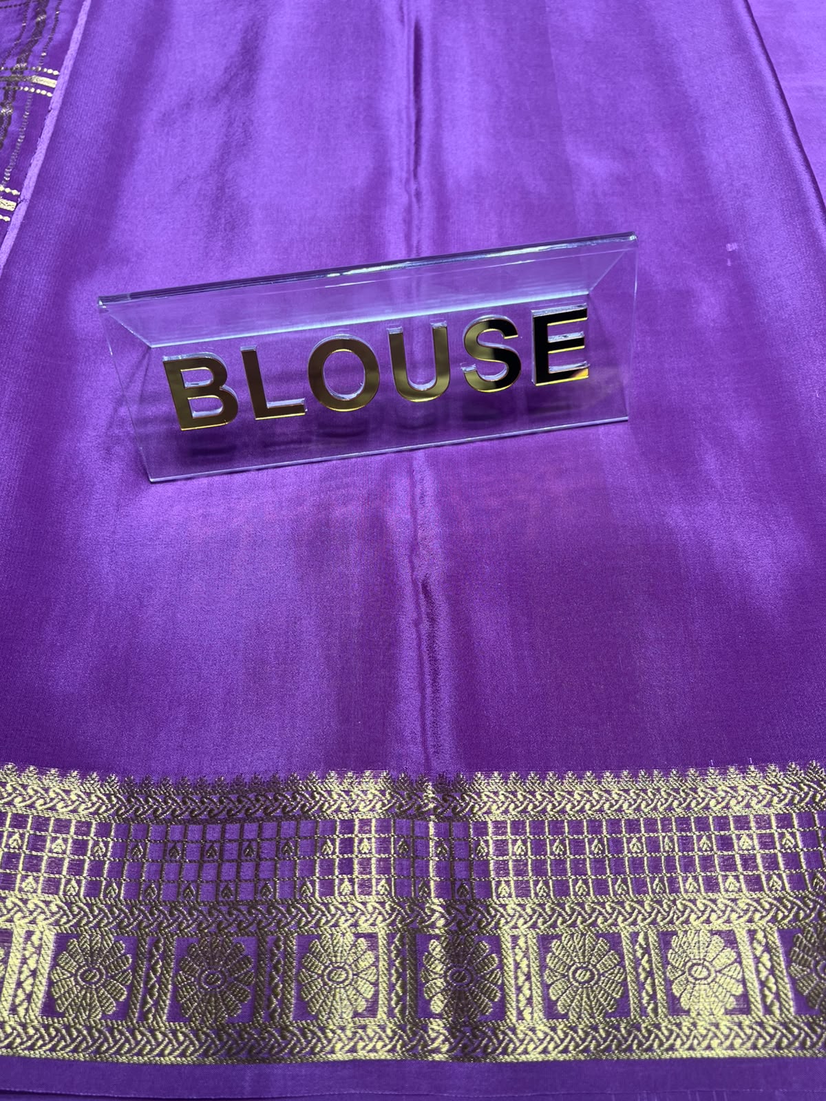 Pure Mysore Silk Saree.