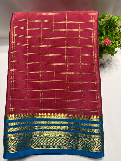 Pure Mysore Silk Saree.