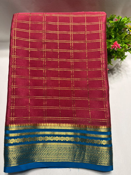 Pure Mysore Silk Saree.
