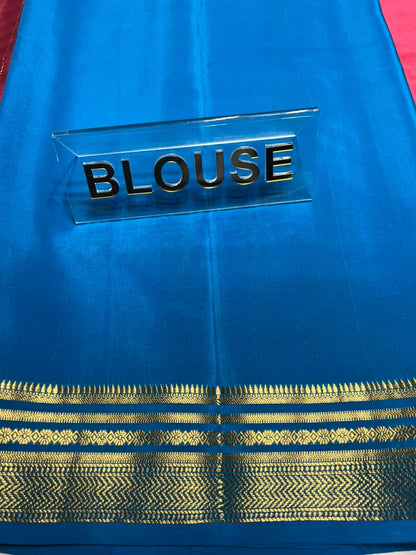Pure Mysore Silk Saree.