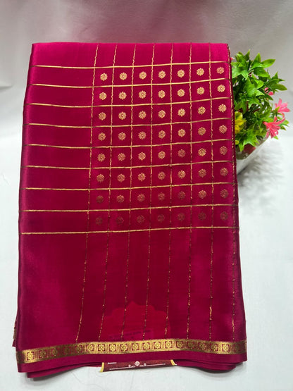 Pure Mysore Silk Saree.