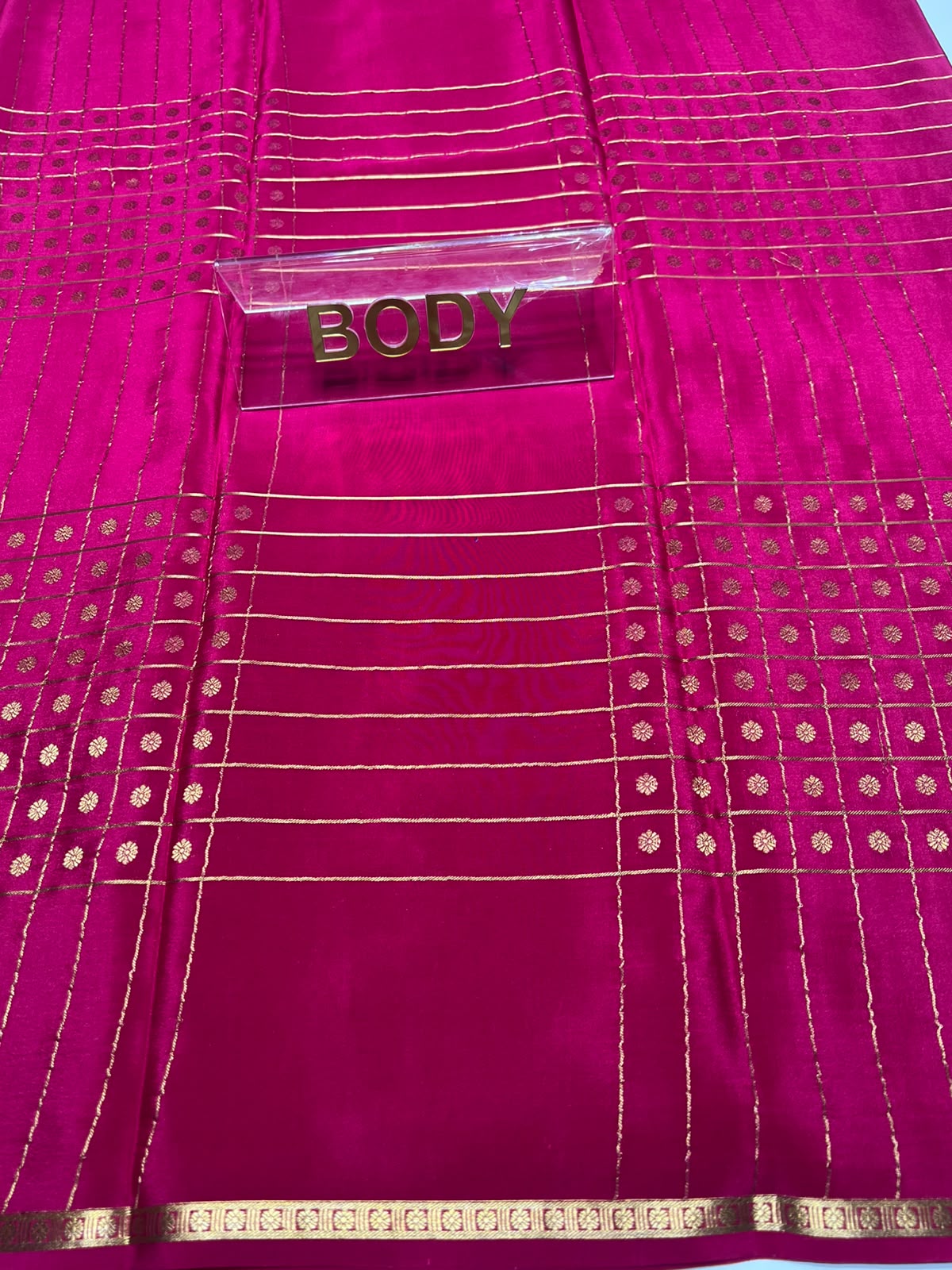 Pure Mysore Silk Saree.