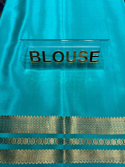 Pure Mysore Silk Saree.