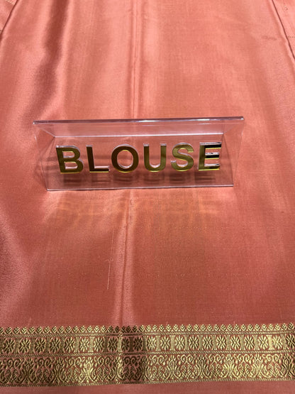 Pure Mysore Silk Saree.