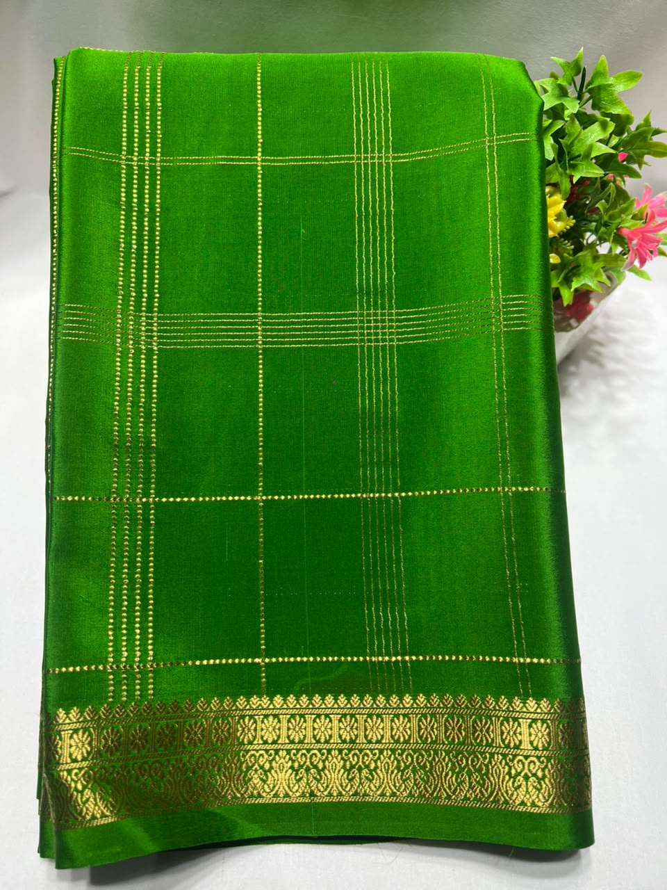 Pure Mysore Silk Saree.