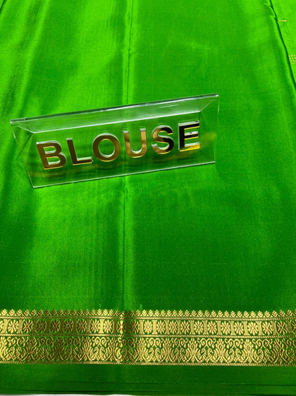 Pure Mysore Silk Saree.