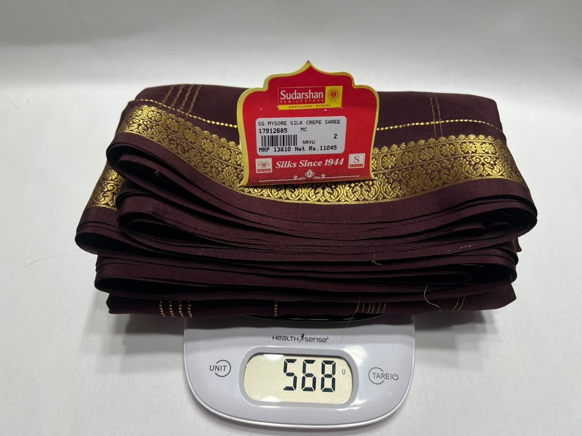 Pure Mysore Silk Saree.