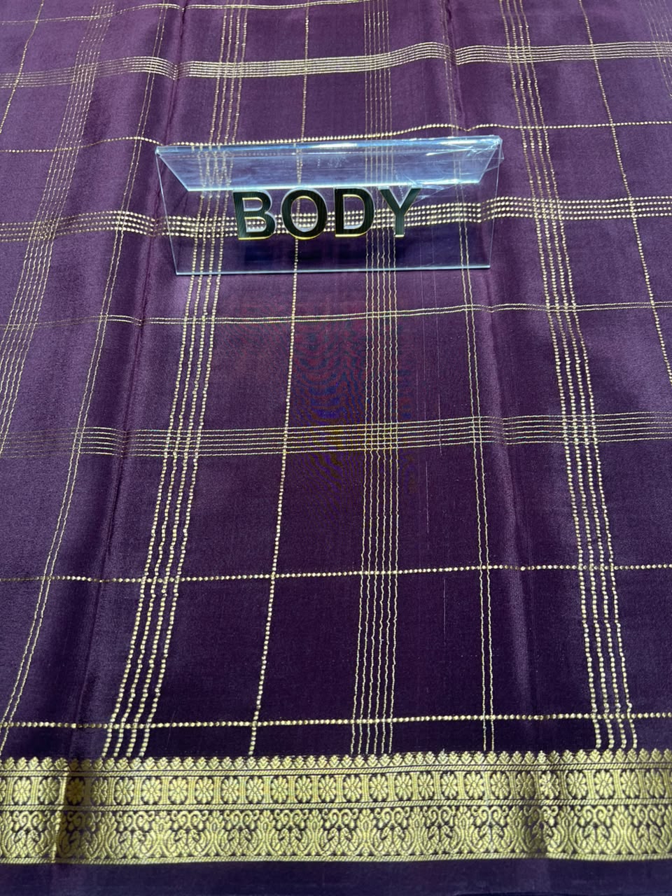 Pure Mysore Silk Saree.