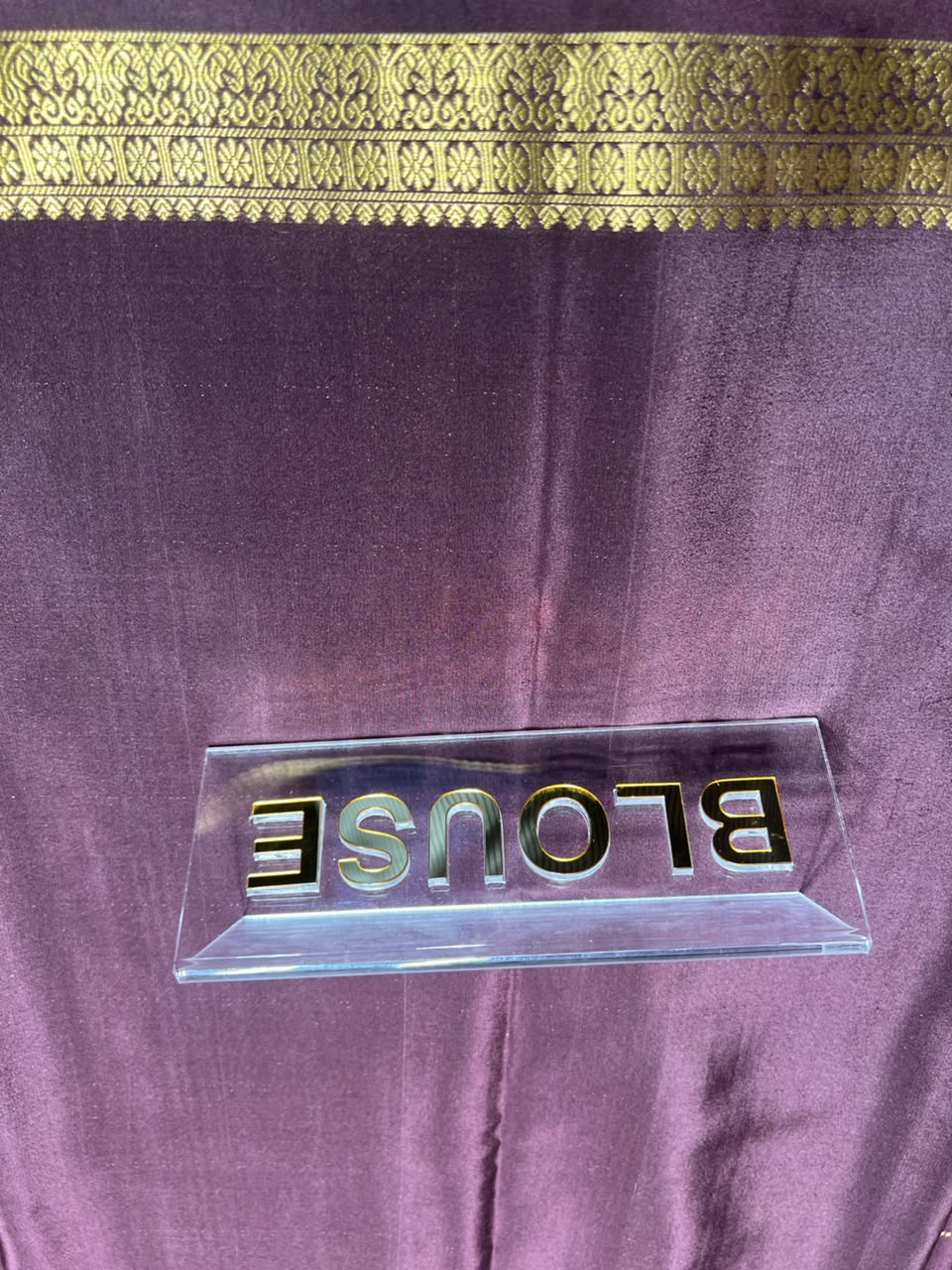 Pure Mysore Silk Saree.