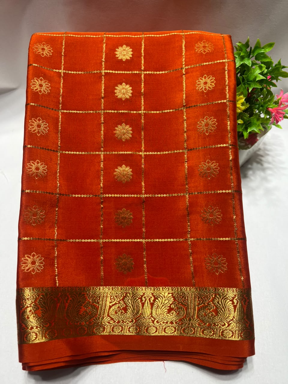 Pure Mysore Silk Saree.