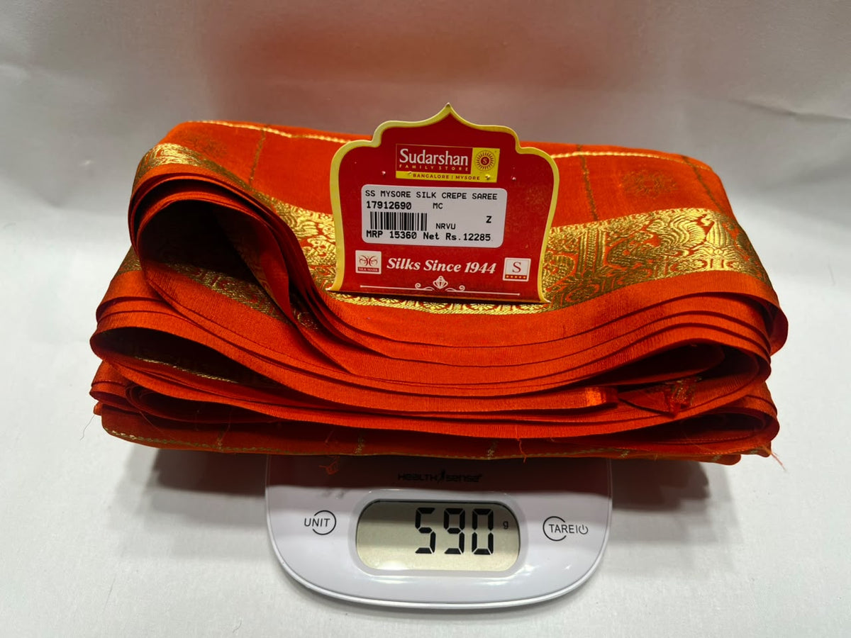 Pure Mysore Silk Saree.