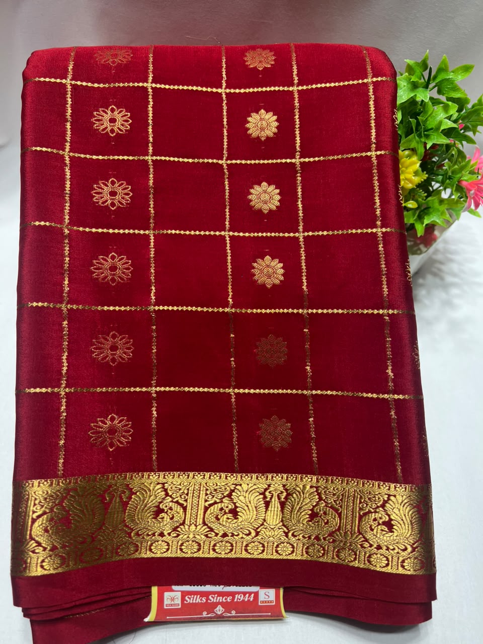 Pure Mysore Silk Saree.