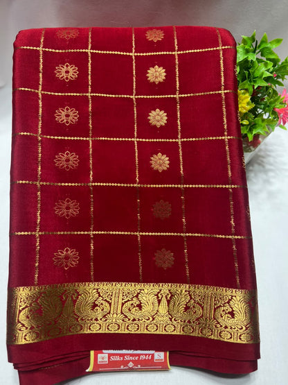 Pure Mysore Silk Saree.