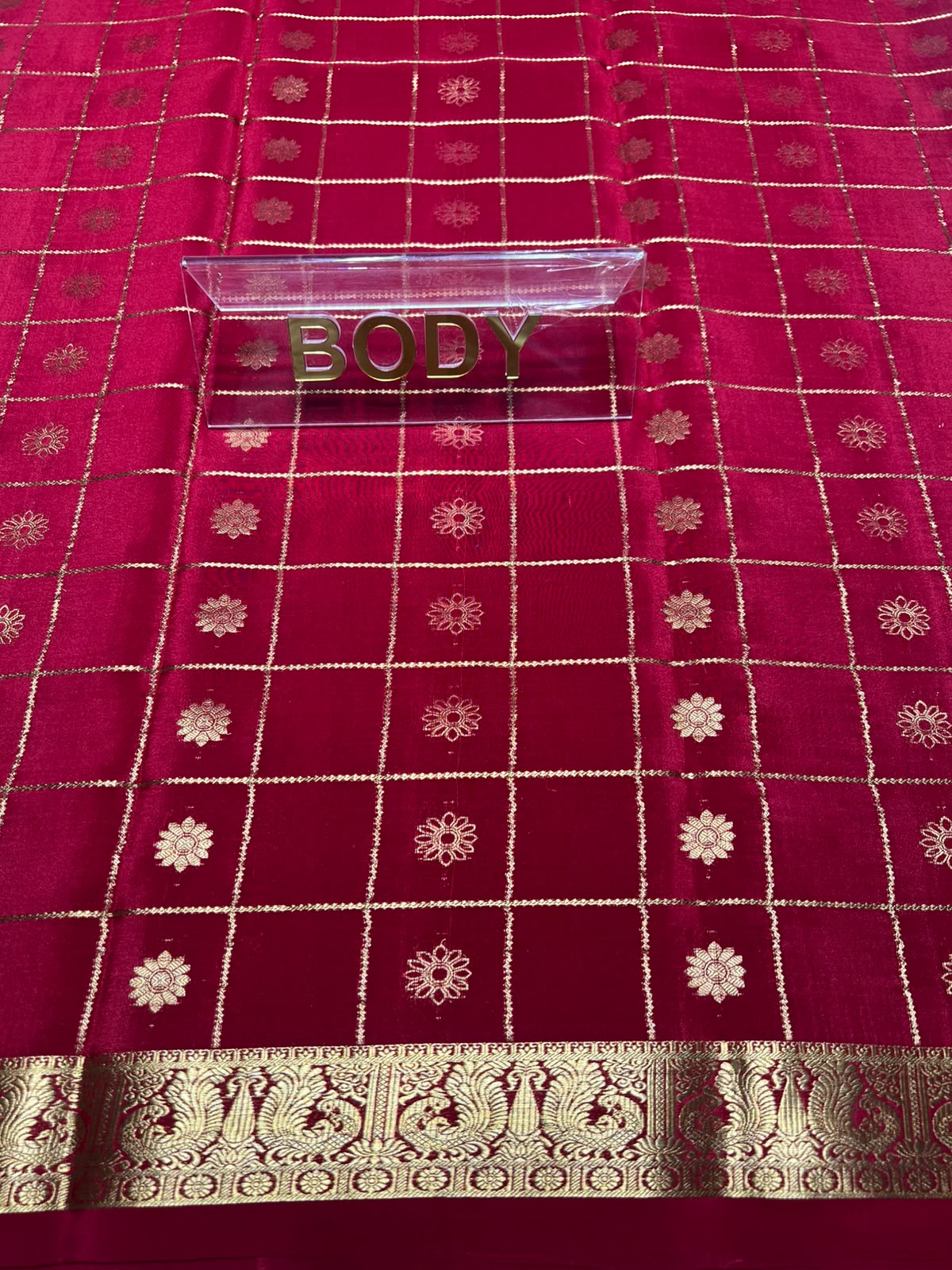 Pure Mysore Silk Saree.