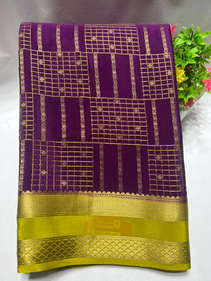 Pure Mysore Silk Saree.