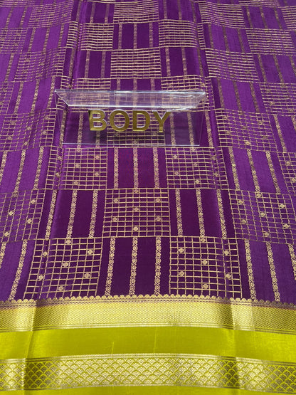 Pure Mysore Silk Saree.