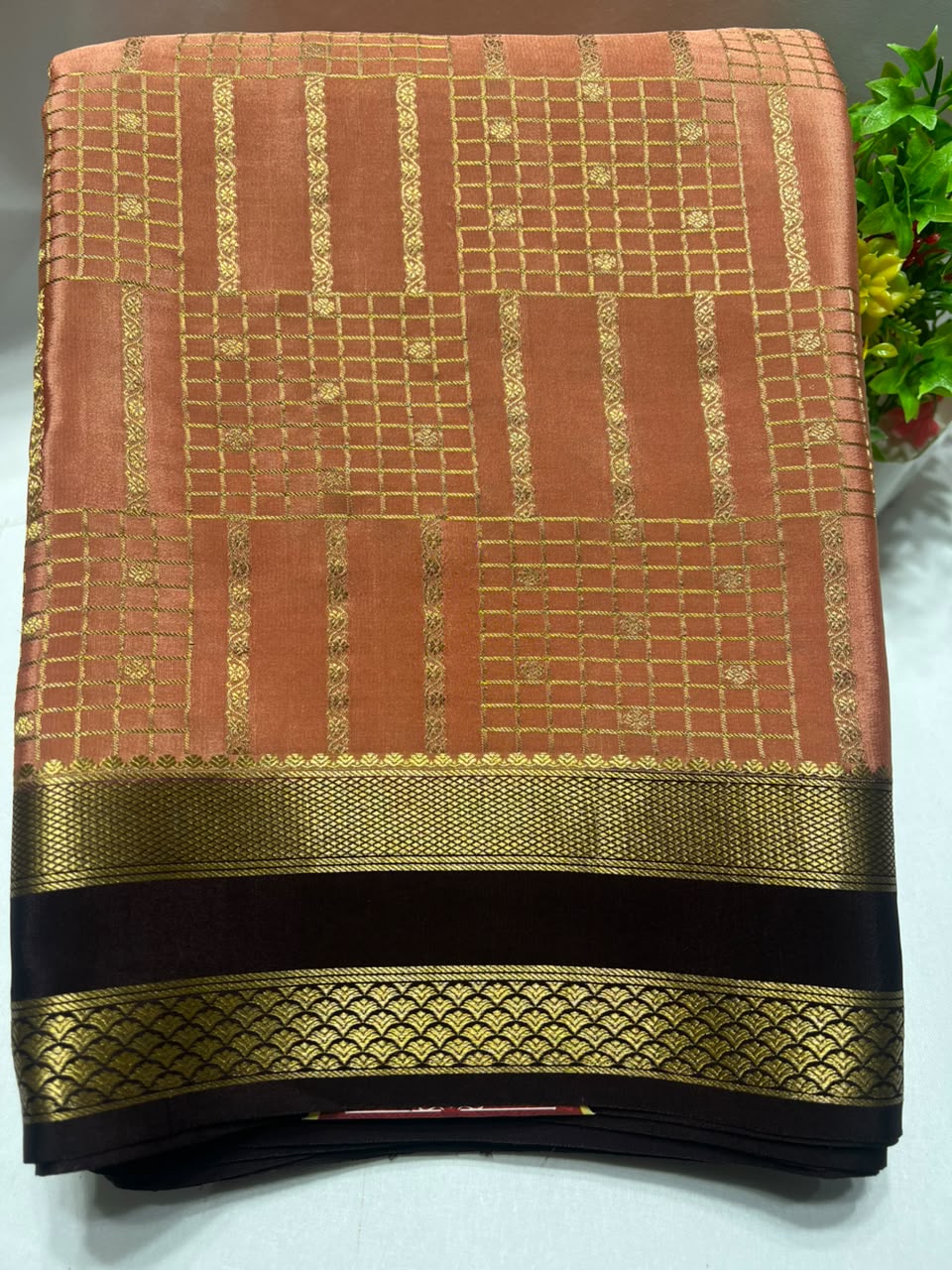 Pure Mysore Silk Saree.