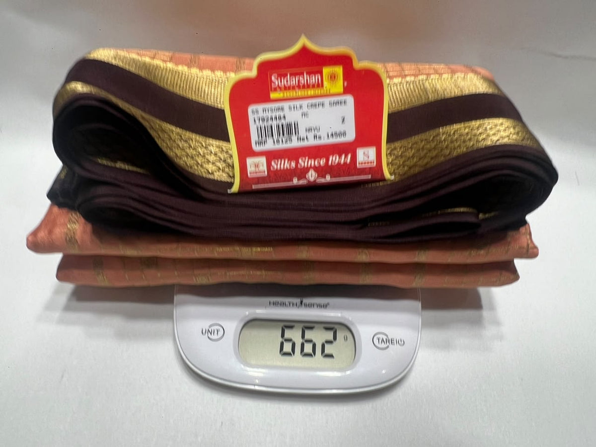 Pure Mysore Silk Saree.