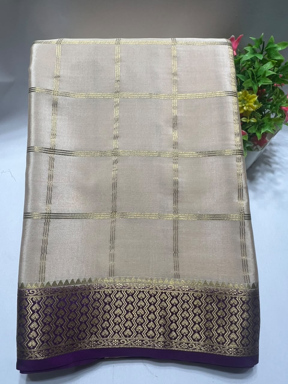 Pure Mysore Silk Saree.
