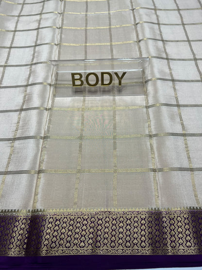 Pure Mysore Silk Saree.