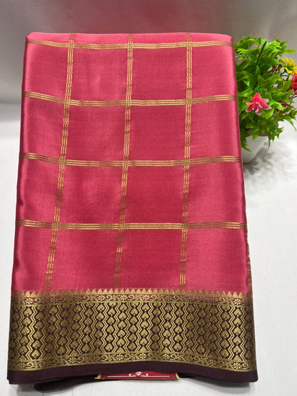 Pure Mysore Silk Saree.