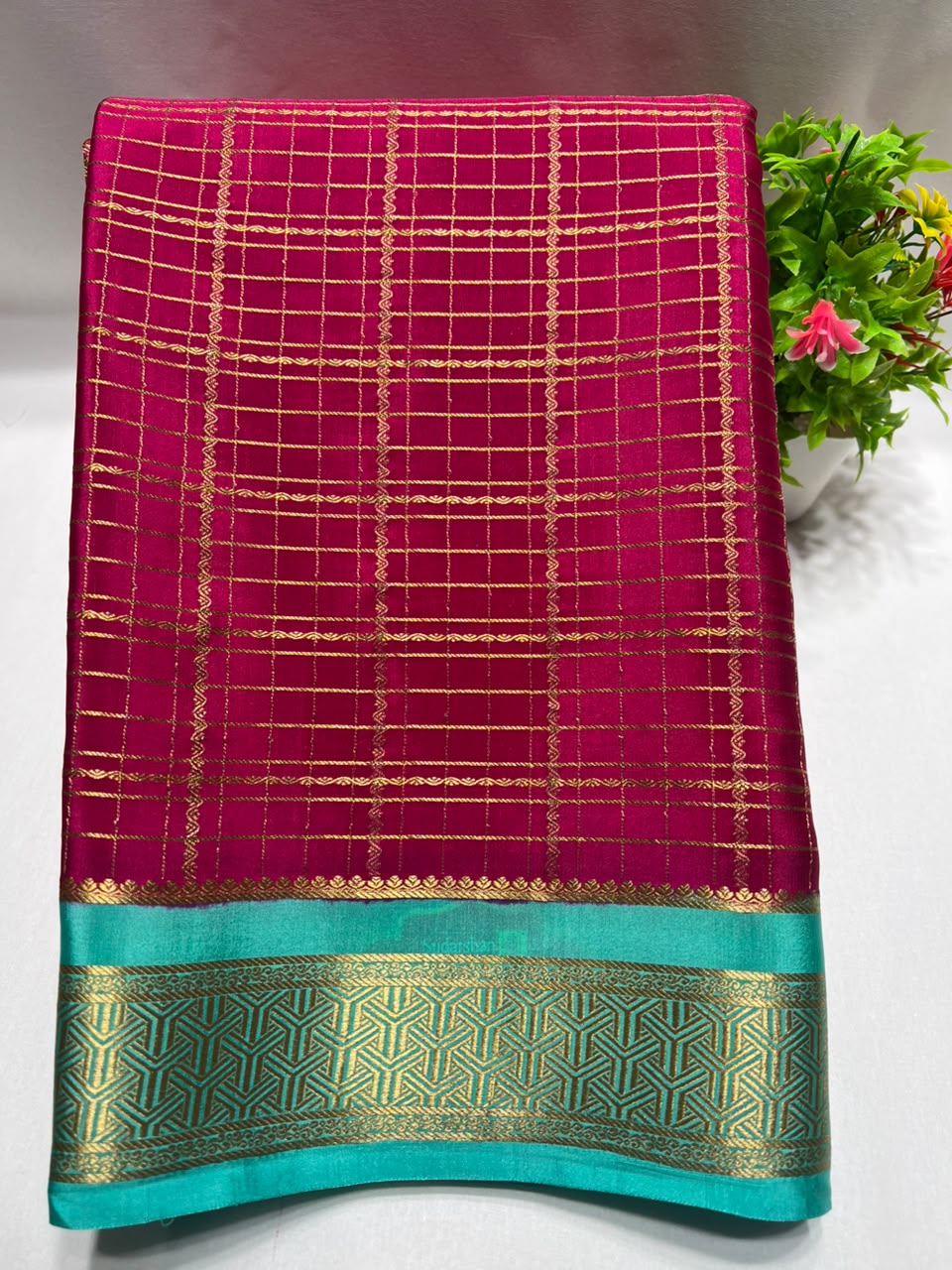 Pure Mysore Silk Saree.
