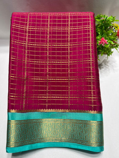 Pure Mysore Silk Saree.
