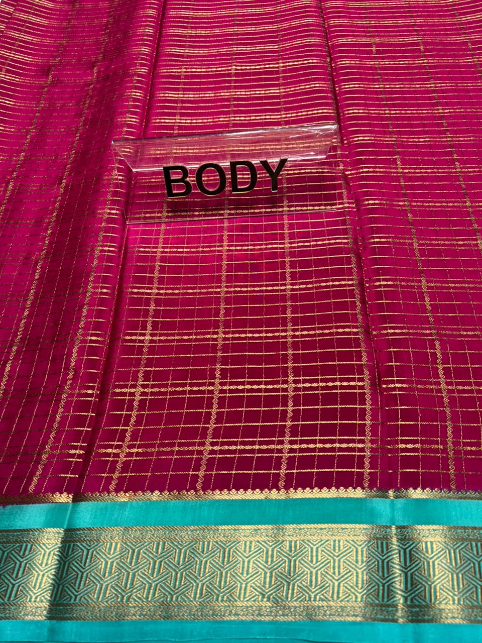 Pure Mysore Silk Saree.